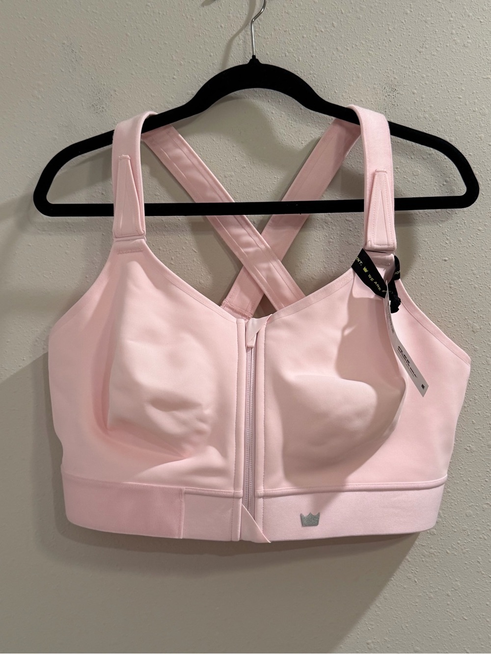 SHEFIT NWT Size 4Luxe Pink A Boo Flex Sports Bra Support Activewear Adjustable